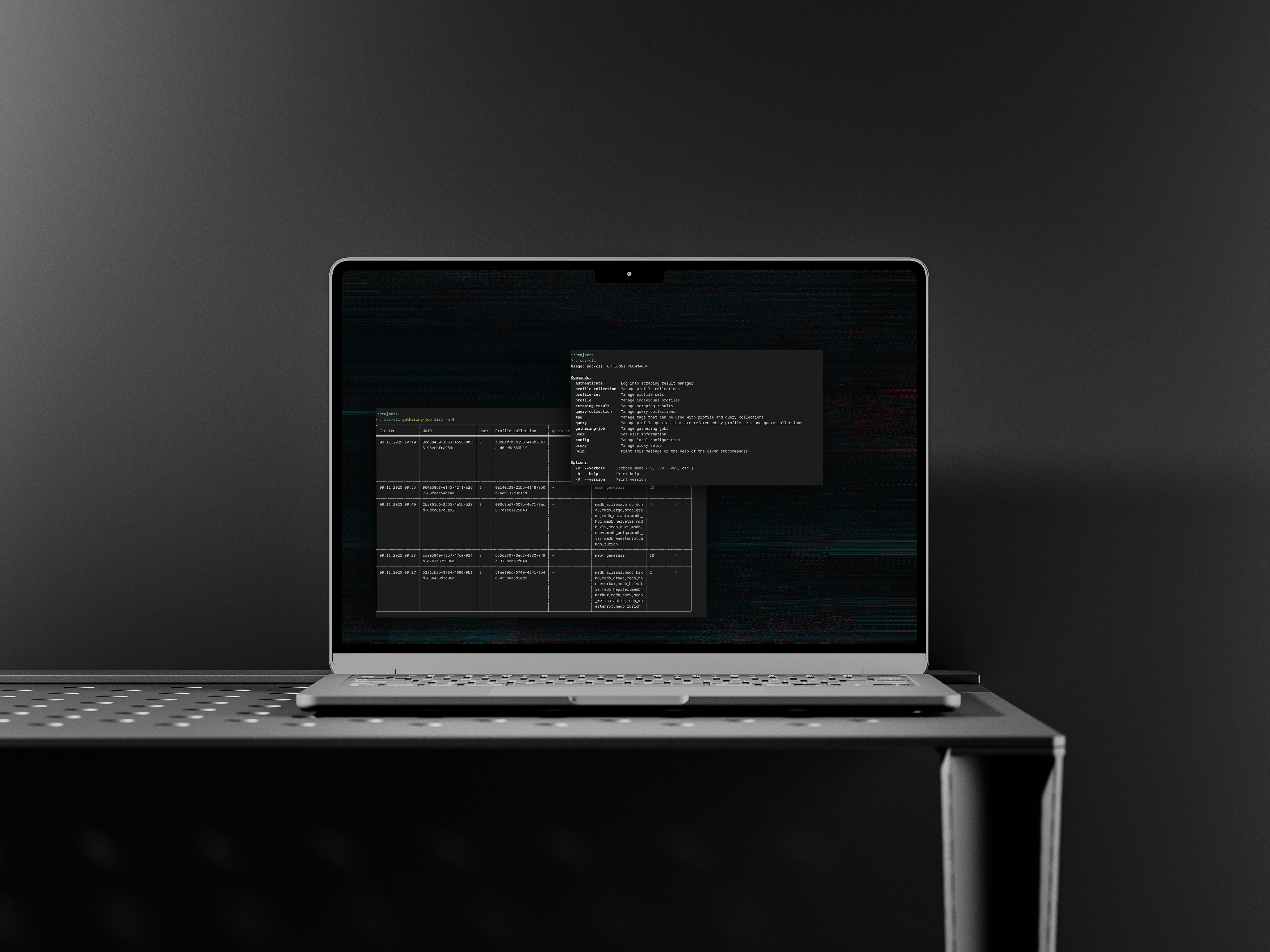 Project Data Management CLI